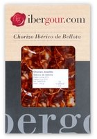 Einzelblister von Chorizo Joselito iberico bellota aufgeschnitten