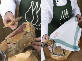 Aufbewahrung des Schinkens