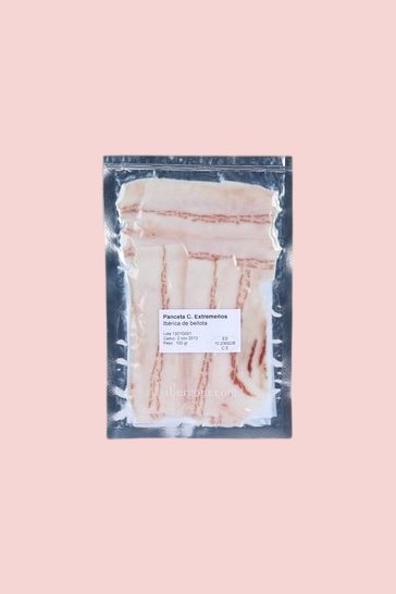 Speck Iberico Bellota Pata Negra - aufgeschnitten