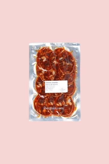 Chorizo Joselito iberico bellota aufgeschnitten