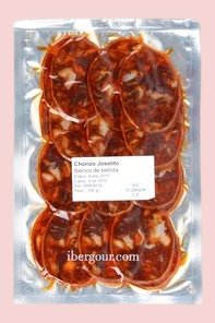 Chorizo Joselito iberico bellota aufgeschnitten