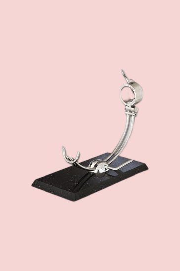 Schinkenhalter Jamonero Afinox Silestone Estelar Schwarz